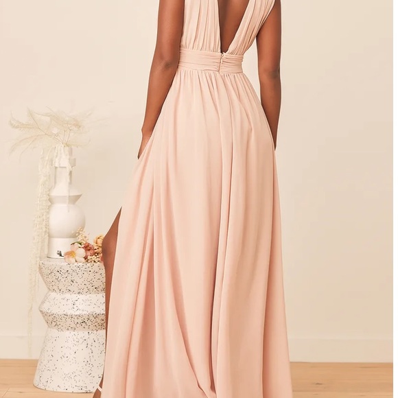 lulus blush formal dress - Picture 3 of 4